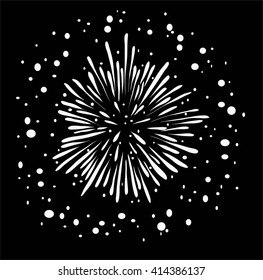 White fireworks