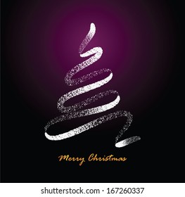 White Fireworks Christmas tree