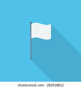 White Flag Icon