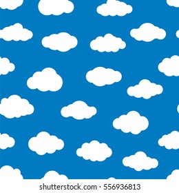 Cloud Patterns Blue Cloud Backgrounds Cloud Stock Vector (Royalty Free ...