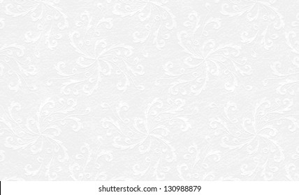 White Floral Background