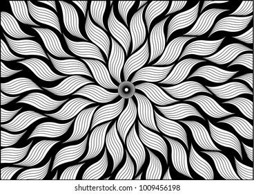 White floral background pattern design.