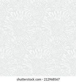 White floral texture in vintage style for Christmas and holiday decor or wedding invitation background. Seamless vector pattern for winter fashion