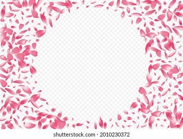 White Floral Vector Transparent Background. Heart Blow Cover. Flower Wind Template. Tree 3d Illustration. Light Peach Romantic Congratulation.