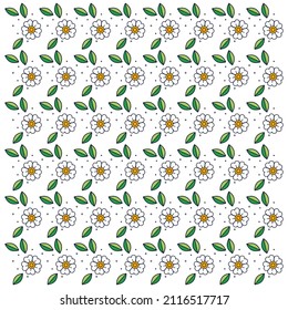 white flower background vector concept
