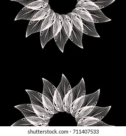 1000 Black And White Flowers Stock Images Photos Vectors