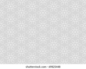 White flowers - seamless background
