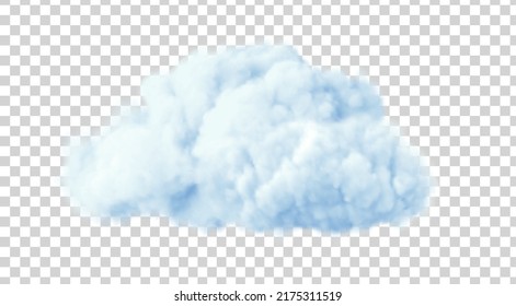 White fluffy clouds in blue sky Free Vector, Clouds vector collection, cloud and cirrus shapes illustration