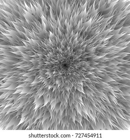 White fluffy texture. Grey fur background. Vector illustration
