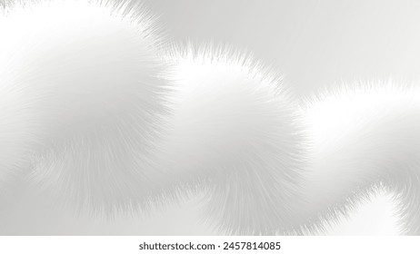 White fluffy wallpaper. An excellent background for designing pages on social networks, posters, presentations, outdoor advertising and your other projects. Vector.