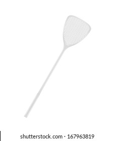 White flyswatter