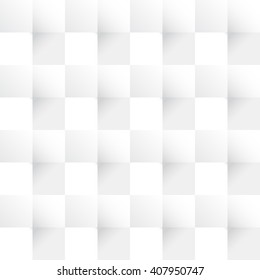 White Folded Paper Texture Seamless Pattern Vector Illustration