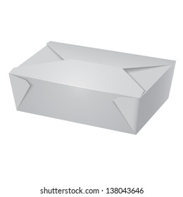 White Food Box, Fast Food, Candies Box, Paper Box