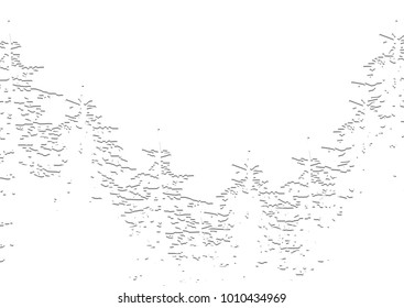 white forest silhouette