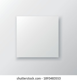 white frame on white background vector illustration 