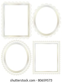 white frame set