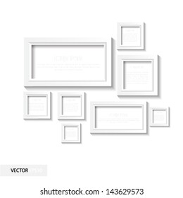 White frame with shadow