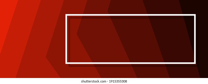 White frame and text with red and black color tone background, abstract designs.