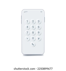 Finger entering pin code vector icon. Unlock and password sign