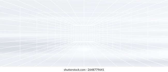 Fondo futurista blanco. Ilustración vectorial. EPS 10