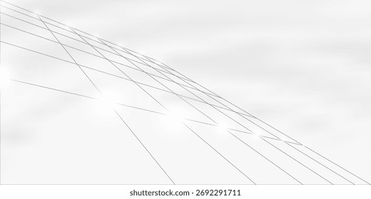 weißer futuristischer Hintergrund. Vektorgrafik