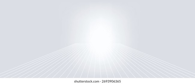 white futuristic background. vector illustration