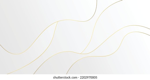 White futuristic gold pattern abstract background with wavy shape, white abstract use for business, corporate, institution, poster, template, party, festive, seminar, advertising, vector, illustration