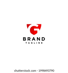 The White G in the Red Shield