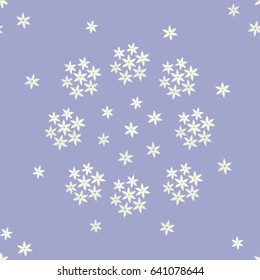 White garlic blossom - vector background