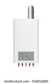 white gas boiler