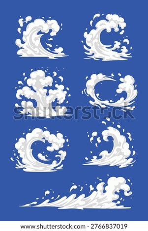 white gas speed smoke effect
