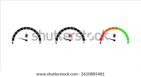 White gas tank icon set. For your website, logo, app, UI design. Vector illustration, isolated on white background.