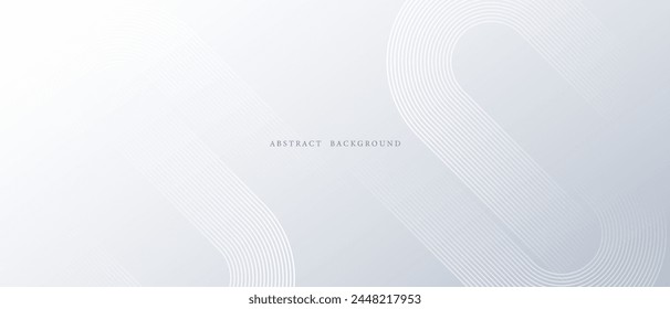 White geometric abstract background design modern illustrations