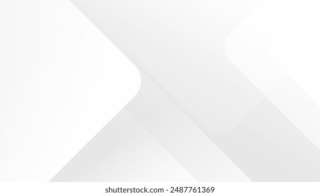 White geometric abstract background. Dynamic sound wave. Design element. Vector illustration
