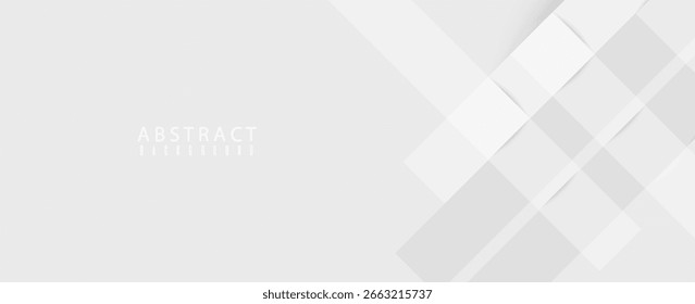 White geometric abstract background. EPS 10
