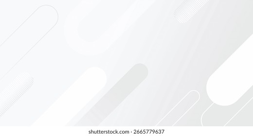 white geometric abstract background. modern overlaping shape in vector illustration
