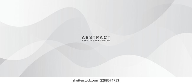 La capa de fondo abstracto geométrico blanco se solapa sobre un espacio luminoso con la decoración de efecto de ondas. Concepto de estilo de corte de elementos de diseño gráfico para banner, volante, tarjeta, portada de folleto o página de inicio