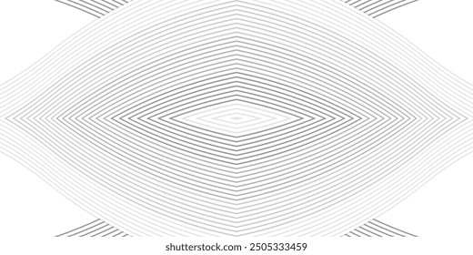 White geometric abstract background overlap layer on bright space with lines effect decoration. Modern graphic design element circles style concept for banner.