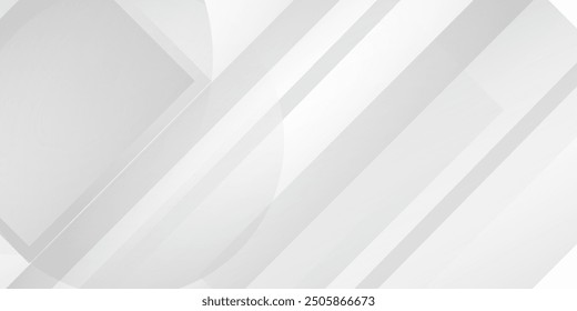 El fondo abstracto geométrico blanco se superpone en el espacio brillante con la decoración del efecto de las líneas. Diseño de concepto de estilo de círculos de elemento de Diseño gráfico moderno