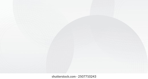 White geometric abstract background overlap layer on bright space with lines effect decoration.