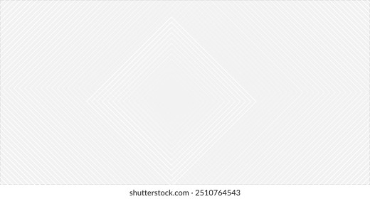 O plano de fundo abstrato geométrico branco sobrepõe a camada no espaço brilhante com a decoração de efeito de linhas. Elemento de design gráfico moderno círculos estilo branco moderno