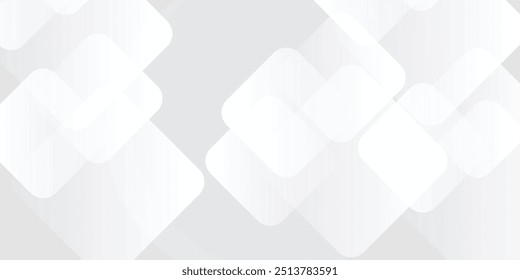 White geometric abstract background overlap layer on bright space with lines effect decoration. Modern graphic design element circles style concept for banner. modern