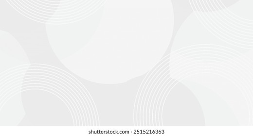 White geometric abstract background overlap layer on bright space with lines effect decoration modern