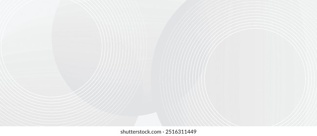 White geometric abstract background overlap layer on bright space with lines effect decoration. Modern graphic