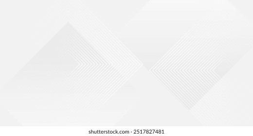 El fondo abstracto geométrico blanco se superpone en el espacio brillante con la decoración del efecto de las líneas. Concepto moderno del estilo de los círculos del elemento del Diseño gráfico para el Anuncio.