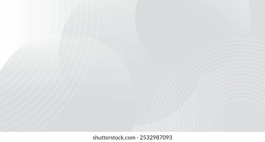 El fondo abstracto geométrico blanco se superpone en el espacio brillante con la decoración del efecto de las líneas. Concepto de estilo de círculos de elementos de Diseño gráfico moderno para