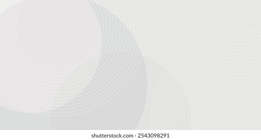 El fondo abstracto geométrico blanco se superpone en el espacio brillante con la decoración del efecto de las líneas. Concepto moderno del estilo de los círculos del elemento del Diseño gráfico para el Anuncio.