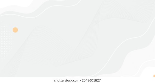 White geometric abstract background overlap layer on bright space with lines effect decoration.eps10