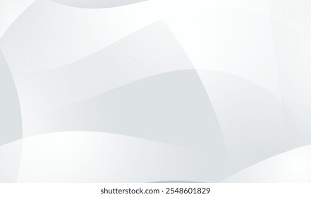 White geometric abstract background overlap layer on bright space with lines effect decoration.eps10