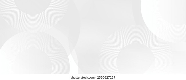 Capa abstracta geométrica blanca de la superposición del fondo en el espacio brillante con la decoración del efecto de las líneas. eps 10